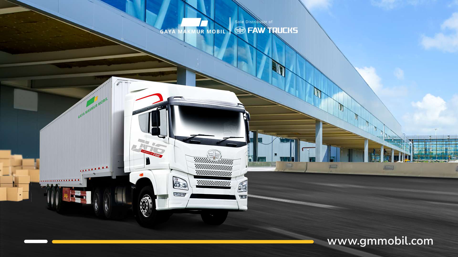 6 Fitur Layanan GMM Teletech pada Cargo Truck FAW